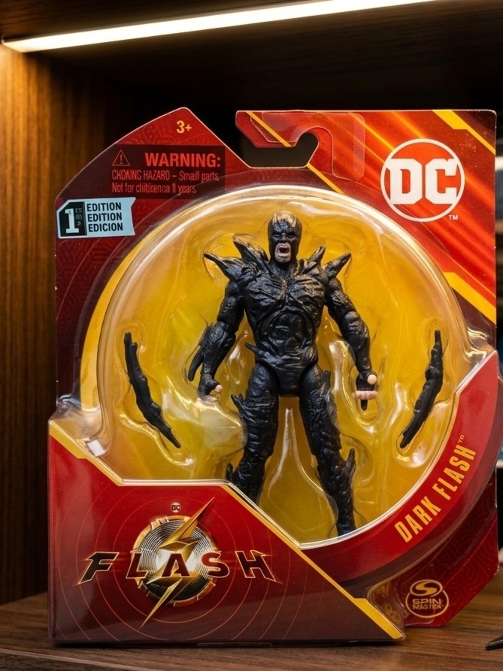 DC Dark Flash Action Figure - Black and Yellow Packaging